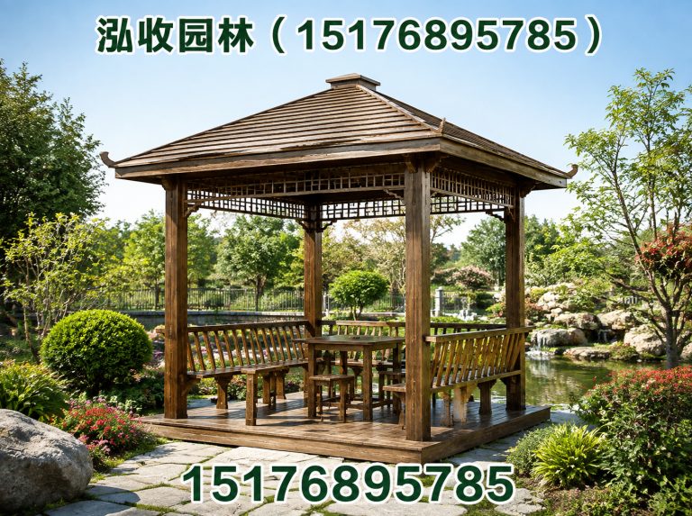 淄博京津冀防腐木工程展示图